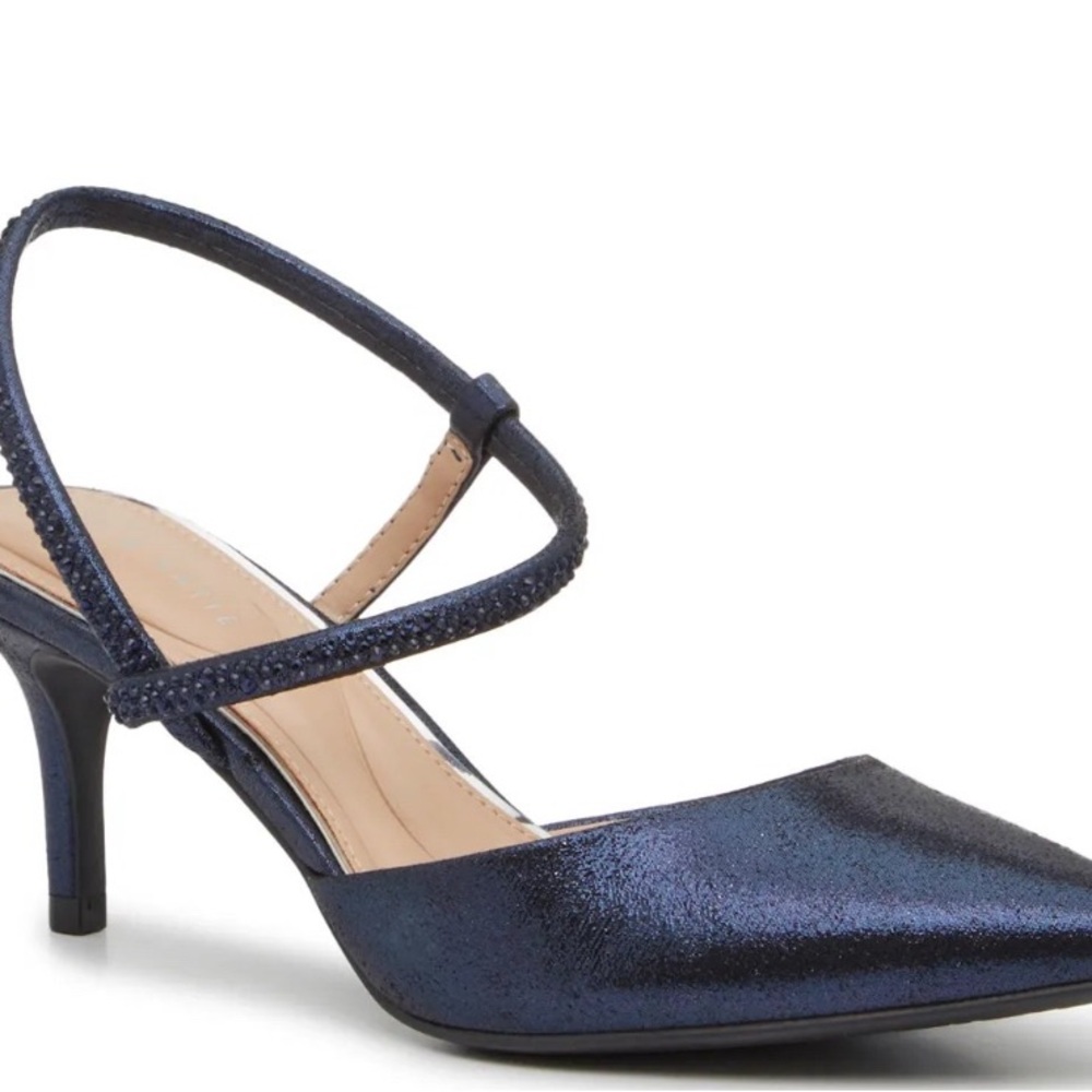 Kelly & Katie Shimmering Navy Heels